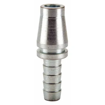 PARKER Quick Connect Hose Coupling: 1/2 in Body Size, Plug, Push-to-Connect, Steel - Schrader Quick-Connect Air Couplings
