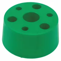 This tube stand securely holds centrifuge tubes during lab processing, preventing spills and organizing samples. It is used in clinical, research, and industrial laboratories for centrifugation workflows, ensuring tube stability and easy access