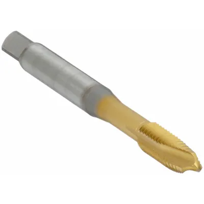 OSG Spiral Point Tap: 1/4"-20 UNC, H9 / 2B, 3 Flute, Plug Chamfer - Spiral-Point Taps for Aerospace Materials