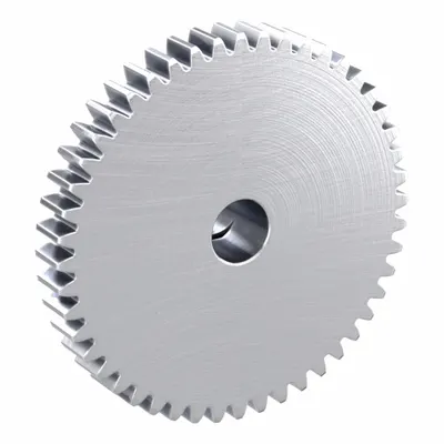 KHK GEARS F-Loc Spur Gear: Module m 1, 48 Teeth, 8 mm Bore Dia, Stainless Steel - Metric Spur Gears with Locking Hub