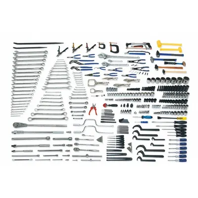 WILLIAMS Master Tool Set: 342 Total Pcs, SAE - Tool Only Sets
