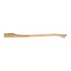 This 32-inch hickory axe handle is designed for replacement on axes with heads up to 5 lb maximum weight. Suitable for heavy chopping tasks in forestry, construction, and facility maintenance.