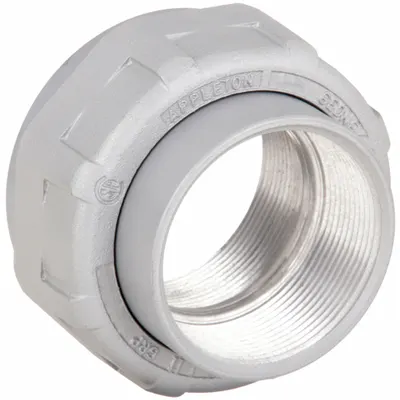 APPLETON ELECTRIC Straight Union - Conduit to Conduit: Aluminum, 3 1/2 in Trade Size