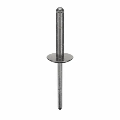 OEM Large Flange Blind Rivet, 0.188" Dia, 2 5/12" L, PK250 - Large Flange Blind Rivets
