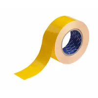 Floor Marking Tape: Gen Purpose, Solid, Yellow, 2 in x 100 ft, 8 mil Tape Thick, Brady® ToughStripe® (MPN 104312)