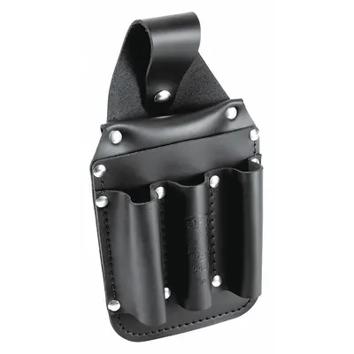 KLEIN TOOLS Tool Pouch: For 2 in Belt Wd - Max, 6 Pockets - Leather Tool Pouches