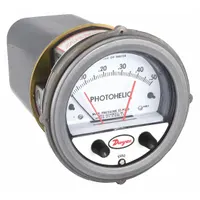 DWYER Differential Pressure Gauge & Switch: Single-Side, 1/8 in NPT Female, ±3% Gauge Accuracy (MPN A3000-0)
