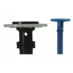 This diaphragm assembly is a replacement part for flush valves in the Hybrid Flush® series. It is made of plastic, includes a drop-in pin, and is rated for 1.1 gallons per flush. Suitable for use in commercial and institutional toilet flush valves.