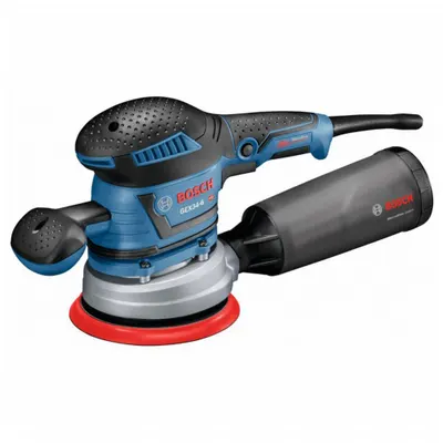 BOSCH Corded Sander: 6 in Dia, Random Orbital, Hook and Loop, 5/64 in Orbit, Variable Speed - Corded Disc Sanders