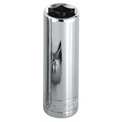 SK PROFESSIONAL TOOLS Socket: SAE, 3/8 in Drive Size, 15/16 in Socket Size, 6-Point, Deep - 3/8" Drive Hand Sockets
