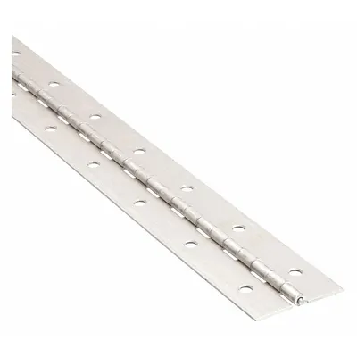 OEM Aluminum Full Surface-Mount Piano Hinge, 72 in Leaf Height, 9/16 in Leaf Width - Full Surface-Mount Piano Hinges