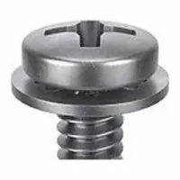 SEMS Screw: Internal Tooth, M4x0.70 Thread Size, 6 mm Lg, Stainless Steel, Passivated, Pan, 10 PK (MPN 1-MPI-4-6)