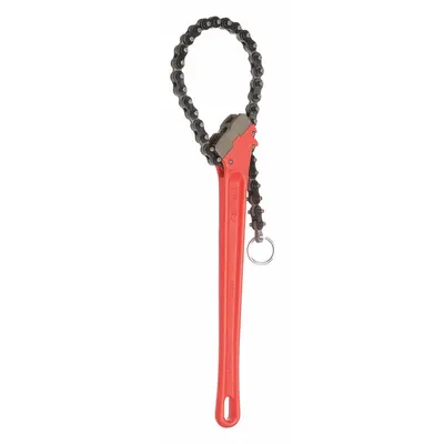 RIDGID Chain Wrench: For 5 in Outside Dia, 18 1/2 in Chain Lg, 14 in Handle Lg - Double End Chain Wrenches