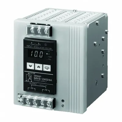 OMRON DC Power Supply: DIN Rail, 120 W Output Power - Rated, 5 A Current - Output - DIN Rail Mount DC Power Supplies