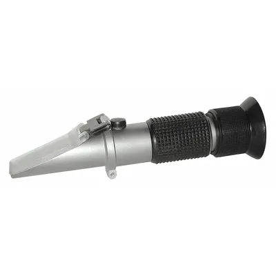 REED INSTRUMENTS Refractometer: Brix, +/-0.2% Accuracy, Analog, 6 1/2 in Overall Dp - Analog Handheld Refractometers