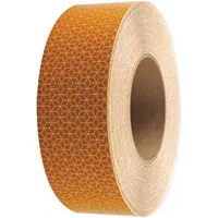 Reflective Tape: School Buses, Yellow, 2 in Wd, 50 yd Lg, Acrylic (MPN 18854)