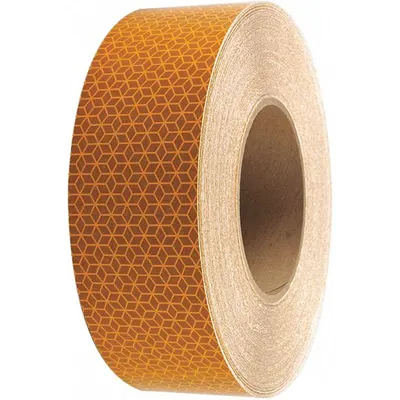 ORALITE 18854 Vehicle Reflective Tape, Yellow, Acrylic, 2 in x 50 yd - Vehicle Reflective Tapes
