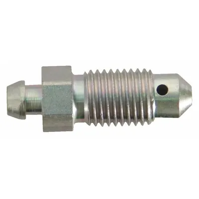 SUR&R Brake Bleeder Screw: Brake Bleeder Screw, 7/16"-20 Thread Size, Steel, 5 Pieces - Hydraulic Brake Line Accessories