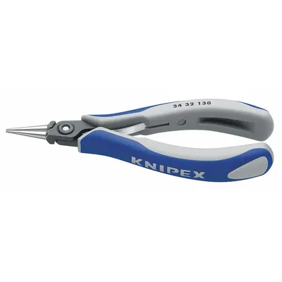 KNIPEX Needle Nose Plier: 1 1/8 in Max Jaw Opening, 5 1/4 in Overall Lg, 1 in Jaw Lg - Needle-Nose Pliers