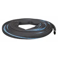Water Discharge Hose: 2 1/2 in Hose Inside Dia., 125 psi, Black, 100 ft Hose Lg (MPN 20016811)