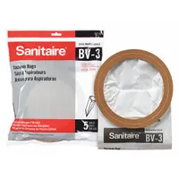This 2-ply paper vacuum bag is designed for dry debris collection in Sanitaire backpack vacuums, compatible with models SC530B and SC535A. It serves as a standard replacement bag for commercial cleaning applications