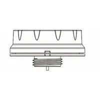 ALBEO PHB Sensor: 3 in Lg, 3 in Wd, For PIR Sensor for PHB Series (MPN Switchable Linear High BayPIR-SENSOR)