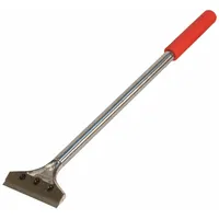 ROBERTS Scraper: Bld. Mat. Carbon Steel, Hdl. Mat. Steel/Foam Grip, Stiff, Bent Bld. Shape (MPN 10-294)