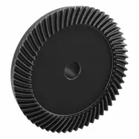 Spiral Bevel Gear: Spiral, Gear Ratio 4, Right Hand, Module m 2.5, 60 Teeth, 20 mm Bore Dia (MPN SBS2.5-6015R)