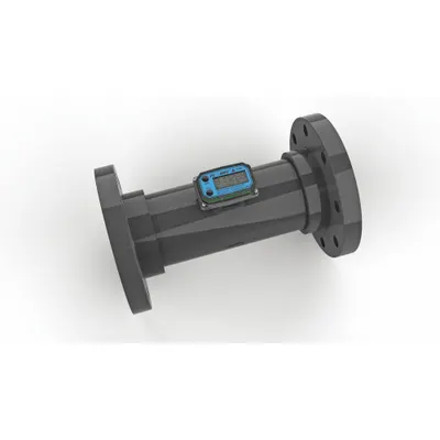 FLOMEC Watermeter: Flow Meter, Turbine, 4 in Flange, 4 in Connection Size, Flange - Inline Turbine Flowmeters with Totalizers for Water