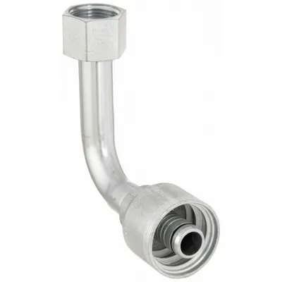 AEROQUIP 4SA12FRC12 90° Elbow Hydraulic Crimp Fitting - Aeroquip Crimp Hydraulic Hose Fittings with ORS Connection