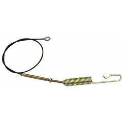 This traction cable is a replacement part for Ariens snow blowers. It connects to the friction disk drive assembly to control forward and reverse movement. Compatible with Ariens model 920301.