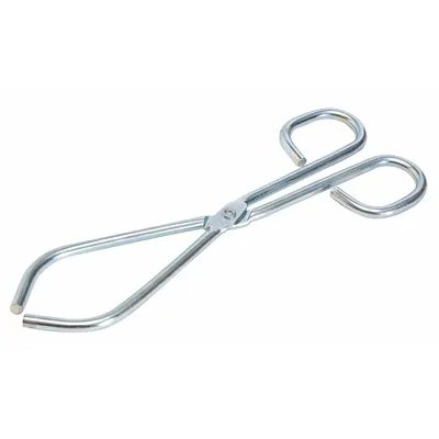 OEM Beaker Tongs: 9 in Overall Lg, Steel, 1008, Zinc Plated, 4 1/2 in Wire Size - Tongs for Beakers