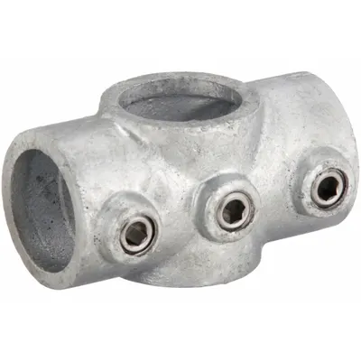 OEM Structural Pipe Fitting: Slip-On Cross, Cross, 1 1/4 in For Pipe Size, Cast Iron - Cast Iron Crosses & Tees