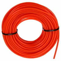 EAGLE BELTING Round Belt: Orange, 1/4 in Dia, For 2 in Min Pulley Dia, 100 ft Overall Lg, Solid, 85A (MPN 1032008)