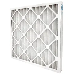 Pleated Air Filter, 16 in x 25 in x 1 in, MERV 7, Synthetic Media, Beverage Board Frame, GR6BM816251