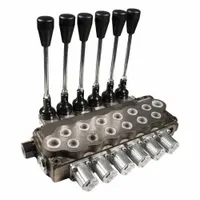 HYDRO CUSTOM Hydraulic Directional Control Valve: Four-Way / Three Positions, Tandem Center (MPN 228904)