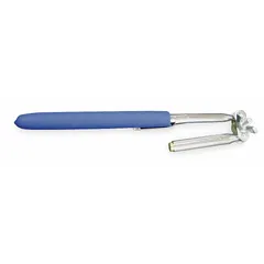 This hinged magnetic pickup tool features a permanent magnet and a fixed rigid steel shaft for retrieving ferrous metal objects from confined spaces. The steel magnet provides a lifting capacity of 0 to 4.9 lb, and the soft-grip handle ensures comfortable use. Suitable for automotive repair, maintenance, and industrial applications where dropped screws, nuts, or tools need recovery.