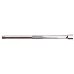 This 3/4" drive hand socket extension has a 3/4" input and output drive size with a 16-inch overall length. It is used to extend the reach of sockets for fastening and loosening bolts and nuts in standard industrial applications.