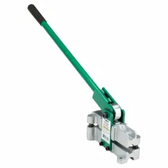 This bender creates offset bends in 1/2 in EMT conduit. It is constructed of steel and produces a 9/16 in offset. Suitable for use with aluminum and galvanized steel conduit. Commonly used by electricians to route conduit around obstacles.