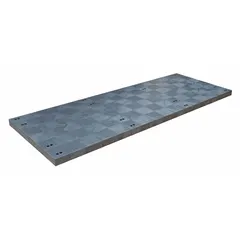 Solid top shelf for DuraShelf brand shelving units. Measures 36 inches wide by 24 inches deep. Fits manufacturer model number WT9636 and is compatible with models ST9636B, ST9636x3, and ST9636x4.