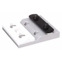 Linear Bearing: 15 Series, 2 13/16 in L x 3 1/8 in W x 1/2 in H, Silver, Single Mount, Std, Anodized (MPN 6860)