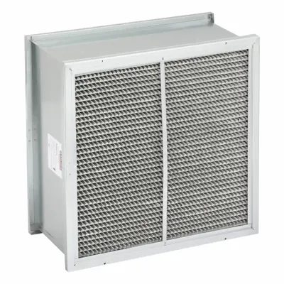 OEM Cartridge Air Filter: 24 in x 24 in x 12 in, Steel, Double Header - MERV 14 Cartridge Air Filters