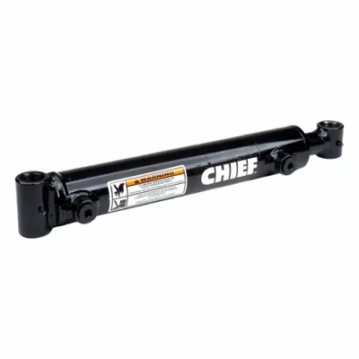 CHIEF Welded Hydraulic Cylinder: 4 in Bore Dia., 60 in Stroke Lg, 73 in Retracted Lg - Cross-Tube Mount Welded Hydraulic Cylinders