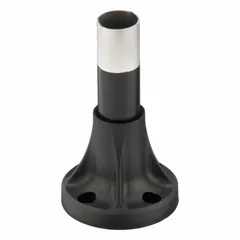 Threaded mount base for modular tower lights in the XVB series. Includes a black tube. Housing is black with an IP66 rating. Suitable for industrial signaling applications requiring a secure mounting point.