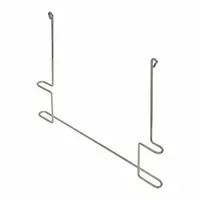 BUYERS PRODUCTS Mud Flap Brackets: Steel, 26 3/4 in Overall Wd, 21 in Overall Ht, 1 PR (MPN 405BC)