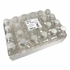 Plastic Lab Media Bottle, 500 mL, HDPE Tamper-Evident Closure, Sterile, Graduated