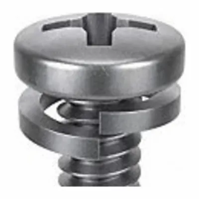 SEMS Screw: Split Lock, #8-32 Thread Size, 3/4 in Lg, Stainless Steel, Passivated - Machine Screws with Split Lock Washers