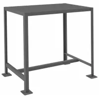 DURHAM MFG Work Table: Fixed Ht, Steel, 36 in x 24 in, 2,000 lb Overall Load Capacity, Steel (MPN MT243636-2K195)