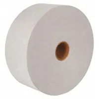 This medium-duty water-activated kraft tape provides a strong, tamper-evident seal for corrugated boxes and cartons. Each roll measures 3 inches wide by 450 feet long, with a 6.4 mil thickness. The white tape is part of the 250 series and is supplied in a 10-pack. Suitable for sealing packages in shipping and warehouse environments