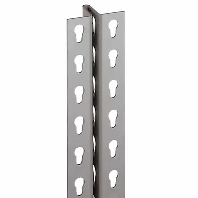 LYON Intermediate Upright Post: 72 in Overall Ht, 3 in Overall Wd, Steel, Powder Coated - Posts for Boltless Shelving